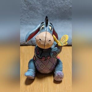 Disney Traditions Jim Shore Eeyore Figurine With Butterfly